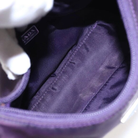 PRADA Accessory Pouch Nylon Purple - Picture 13 of 15